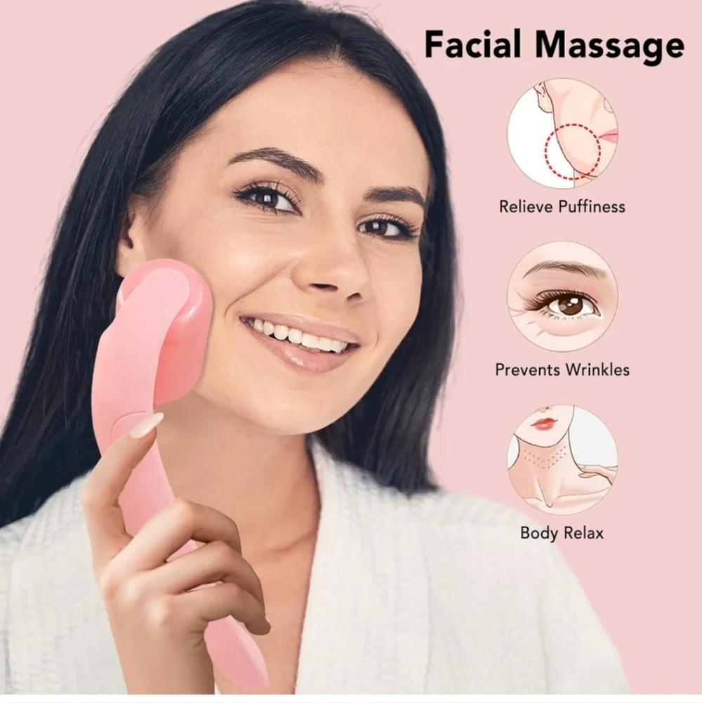 Ice Roller for Face with 2 Rollers